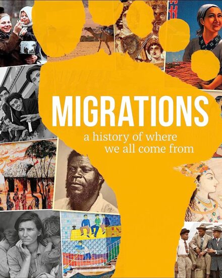 Photo of the cover of the book:from https://www.amazon.com/Migrations-History-Where-All-Came/dp/074404846X